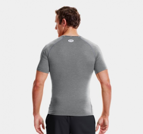 Компресійна футболка Under Armour HeatGear® Sonic Compression Short Sleeve Grey купити